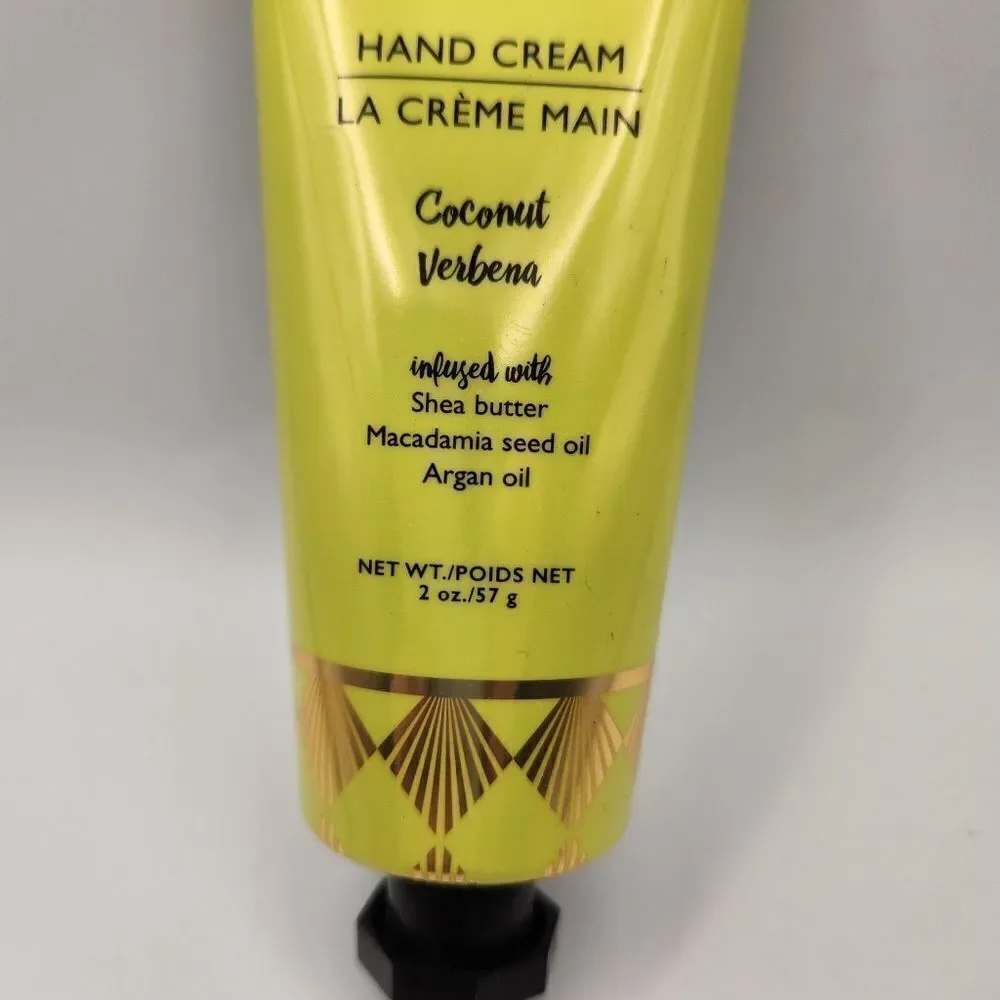 Spongelle Coconut Verbena Hand Cream Shea Butter and Argan Oil 2oz